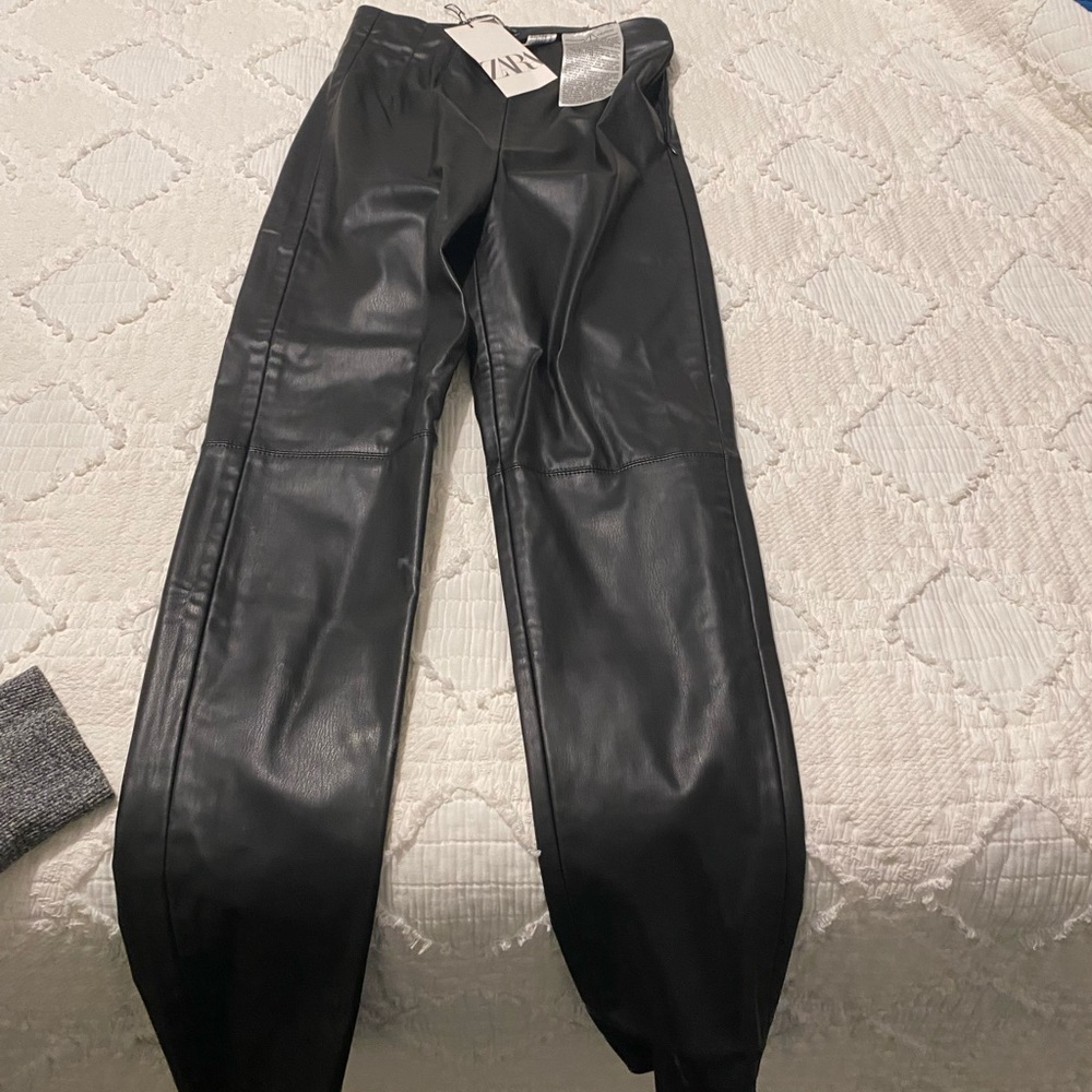 Zara new with tag leather pants